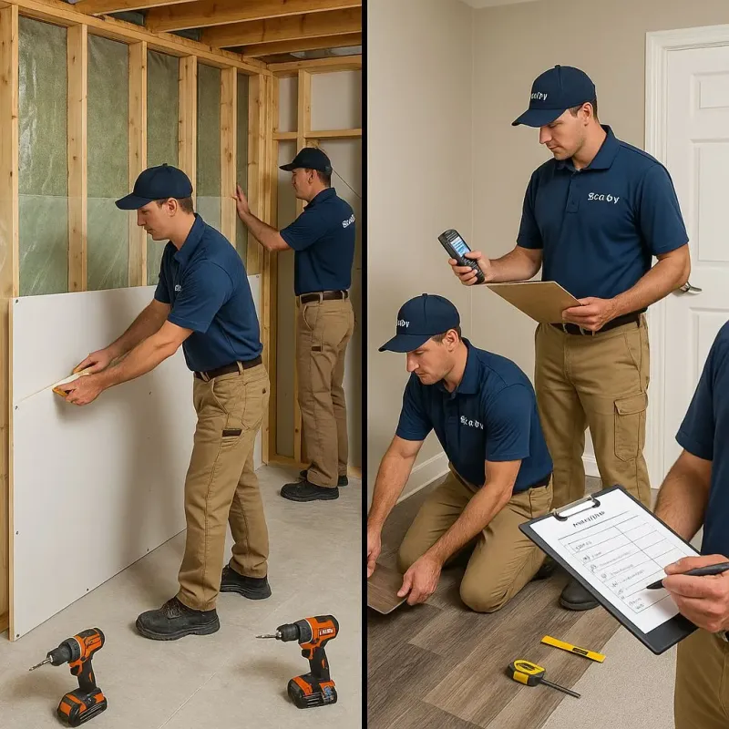 Repairs and Reconstruction process in Manchester-by-the-Sea, MA
